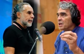 Armando Benedetti y Sergio Fajardo.