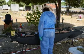 Recuperación de siete cuerpos en el Calancala. 