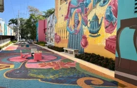 Callejones del barrio El Prado, en Barranquilla. 