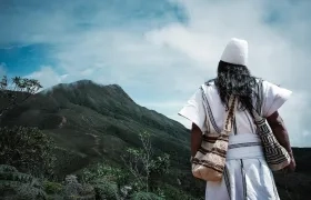 Comunidad Arhuaca en la Sierra Nevada