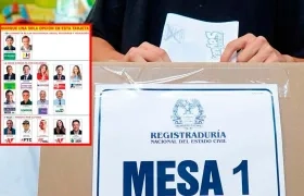 Imagen del tarjetón.