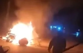 Imagen de la protesta.