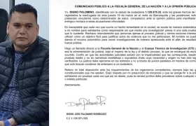 Digno José Palomino, cabecilla de la banda criminal ‘Los Pepes’. 