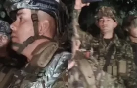 Uniformados del Batallón de Montaña N.º 6.