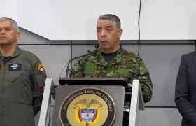Comandante de las Fuerzas Militares, el general Hugo López.