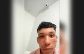 Juan David Taboada Olivares en las audiencias preliminares. 