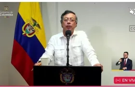 Gustavo Petro en su alocución
