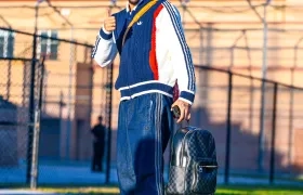 Luis Díaz en concentración con la Selección Colombia.