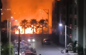 Incendio en Caribe Verde