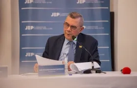 El general retirado José Leonardo Gallego.