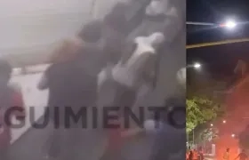 Imágenes del motín.