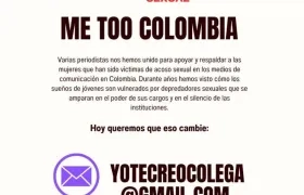 Movimiento “Me too Colombia”.