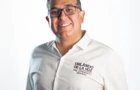 El candidato Orlando De La Hoz.