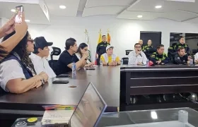 En el PMU se encuentran funcionarios de la Alcaldía de Barranquilla, Gobernación y de los entes de control.