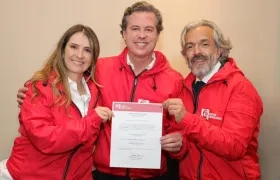 Paloma Valencia, Juan Manuel Galán y Juan Daniel Oviedo.