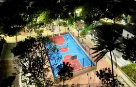 Parque en Barranquilla.