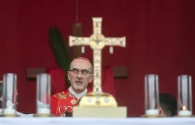 La máxima autoridad católica en Tierra Santa, el Patriarca Latino Pierbattista Pizzaballa.