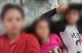 Tres de los rescatados.