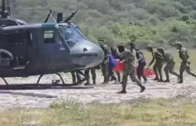 Imagen del rescate de este martes.