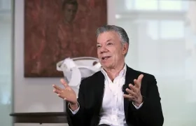 El expresidente Juan Manuel Santos.