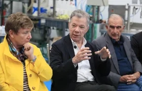 El expresidente Juan Manuel Santos.