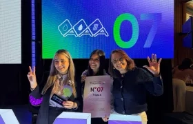 Trabajadoras de la empresa barranquillera Triple A. 