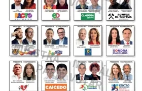 El tarjetón de la primera vuelta presidencial.