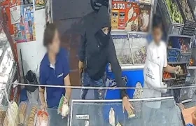 Momento de la acción extorsiva.