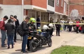 Lugar del triple asesinato. 