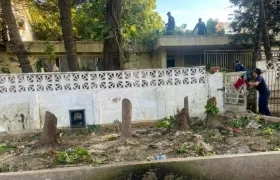 Vivienda intervenida por la Alcaldía en la calle 93 con la carrera 46.