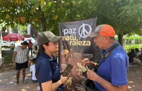 La CRA durante las campañas de sensibilización previo a la Semana Santa. 