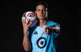 James Rodríguez, jugador del Minnesota United.