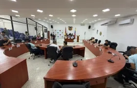 Sesión del Concejo de Barranquilla. 