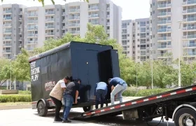 Operativos de decomiso de containers por ocupación irregular del espacio público. 