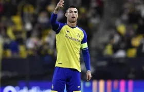 El portugués Cristiano Ronaldo, delantero del Al Nassr.