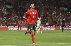 Crstiano Ronaldo, delantero de la selección portuguesa.