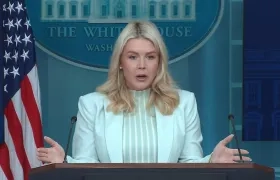 Portavoz de la Casa Blanca,  Karoline Leavitt.