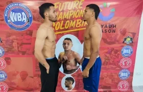 El venezolano Deiver Ávila y el samario Daimer Guerra, protagonistas del combate estelar.
