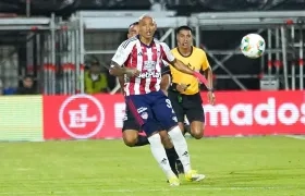 Jermein Peña, defensa central del Junior. 