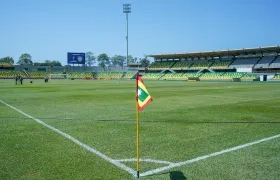 Estadio de fútbol Jaime Morón de Cartagena, sede del Junior en la Copa Libertadores. 