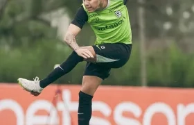 Nicolás Rodríguez, mediocampista de Atlético Nacional. 