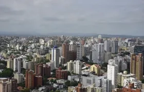 Foto panorámica de Barranquilla. 
