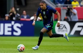 Raphinha, delantero del Barcelona y de la selección brasileña.