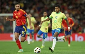 Rodrygo Goes, delantero del Real Madrid y de la selección brasileña. 