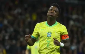Vinicius Junior, delantero de la selección brasileña.