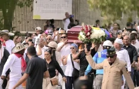 Amigos y familiares despidieron a Pedro 'Ramayá' Beltrán. 