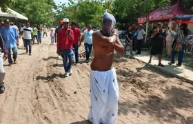 Flagelantes en Santo Tomás.