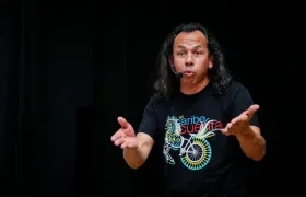 El narrador Iván Torres. 