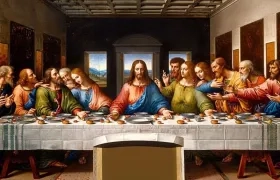 La Última Cena de Leonardo da Vinci. 