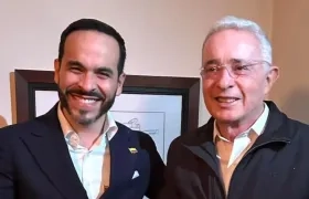 Abelardo De La Espriella y Álvaro Uribe.